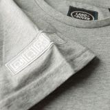 Мужская футболка Land Rover Men's Oval Badge T-shirt, Grey Marl, артикул LATM014GMB