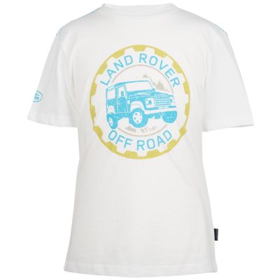 Футболка для мальчиков Land Rover Boys Off-road Graphic T-shirt, White