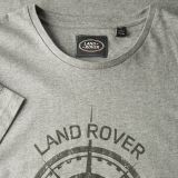 Мужская футболка Land Rover Men's Terrain Graphic T-shirt, Grey Marl, артикул LBTM093GMB