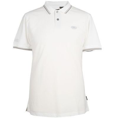 Мужская рубашка-поло Land Rover Men's Oval Badge Polo Shirt, White
