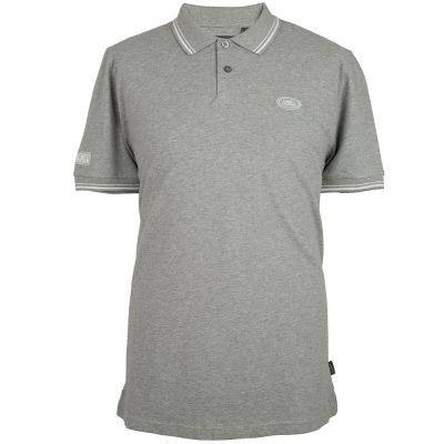 Мужская рубашка-поло Land Rover Men's Oval Badge Polo Shirt, Grey Marl