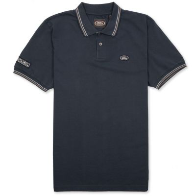 Мужская рубашка-поло Land Rover Men's Oval Badge Polo Shirt, Navy