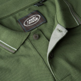 Мужская рубашка-поло Land Rover Men's Oval Badge Polo Shirt, Green, артикул LBPM078GNB