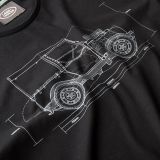 Мужская футболка Land Rover Men's Hue Graphic T-Shirt, Black, артикул LDTM558BKB