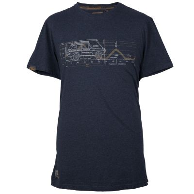Мужская футболка Land Rover Men's Heritage Graphic Tee, Navy