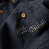 Мужская рубашка-поло Land Rover Men's Heritage Polo Shirt, Navy/Grey, артикул LDPM593NVB