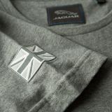Мужская футболка Jaguar Men's Wordmark Graphic T-shirt, Grey Marl / Blue, артикул JATM007GMB