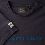 Мужская футболка Jaguar Men's Wordmark Graphic T-shirt, Navy / Blue, артикул JBTM030NVB