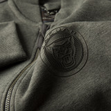 Мужской кардиган на молнии Jaguar Men's Full Zip Sweatshirt, Grey, артикул JBEM034GYB