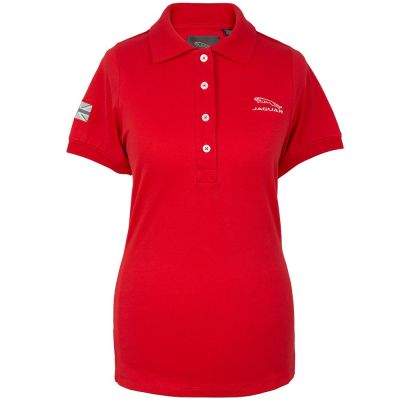 Женская рубашка-поло Jaguar Women's Leaper Logo Polo Shirt, Red