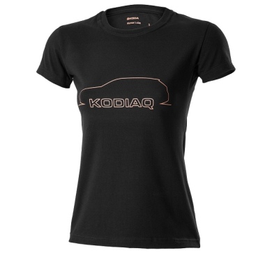 Женская футболка Skoda Women's T-shirt Kodiaq, Black