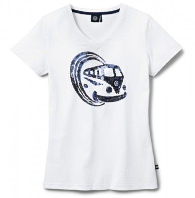 Женская футболка Volkswagen T1 Bulli T-Shirt, Ladies, White