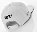 Бейсболка Mercedes F1 Cap Valtteri Bottas, Flat Brim, White, Edition 2017, артикул B67995415