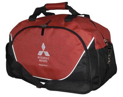 Спортивная сумка Mitsubishi Sports Bag, Black-Red