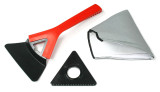 Скребок и микролопатка с рукояткой Audi Ice Scraper and Shovel, Multi-functional, Red/Black, артикул 80A096010E