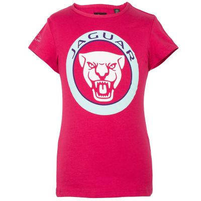 Футболка для девочек Jaguar Girls' Growler Graphic T-Shirt, Pink