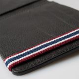 Кожаный кошелек Jaguar Heritage Wallet, Black Leather, артикул JDLG710BKA