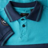Рубашка-поло для мальчиков Jaguar Boys' Striped Polo Shirt, Light Blue, артикул JCPC316BLO