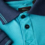 Рубашка-поло для мальчиков Jaguar Boys' Striped Polo Shirt, Light Blue, артикул JCPC316BLO