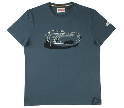Мужская футболка Jaguar Men's Heritage Car Graphic T-shirt, Grey-Blue