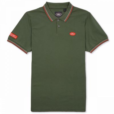 Мужская рубашка-поло Land Rover Oval Men's Polo Shirt, Green