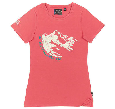 Женская футболка Land Rover Women's Adventure Graphic T-Shirt, Pink