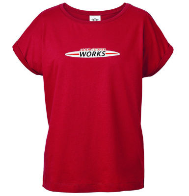 Женская футболка MINI JCW Logo T-Shirt Women’s, Chili Red