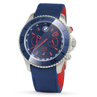 Часы BMW Motorsport ICE Watch Steel Chrono, unisex, Team Blue with M Red
