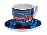 Набор из трех чашек для эспрессо Porsche Espresso Cups, Limited Edition, Martini Racing Collection, артикул WAP0509270J