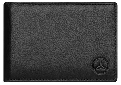 Кожаный кошелек Mercedes Mini wallet, Basic, Black Leather