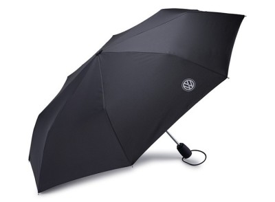 Складной зонт Volkswagen Logo Compact Umbrella, Black