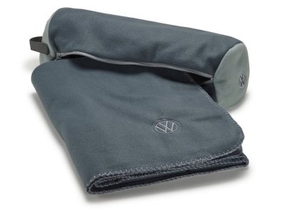Флисовый плед Volkswagen Logo Fleece Blanket, Grey