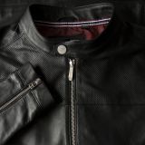 Мужская кожаная куртка Jaguar Men's Heritage Leather Jacket, Black Nappa, артикул JDLM694BKB