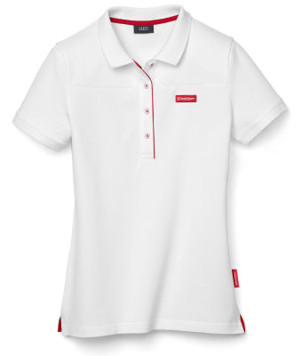 Женская рубашка-поло Audi Womens Poloshirt, Audi Sport, White 2016
