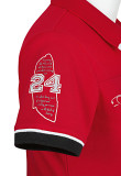 Мужская рубашка-поло Audi Sport Mens Poloshirt, Le Mans 2016, Red, артикул 3131600203