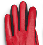 Женские кожаные перчатки Audi Sport Womens Leather Gloves, Red/Black, артикул 3131402201