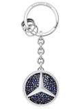 Брелок Mercedes-Benz Key Ring, St. Tropez, Silver-coloured / Blue, артикул B66953429
