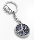 Брелок Mercedes-Benz Key Ring, St. Tropez, Silver-coloured / Blue, артикул B66953429