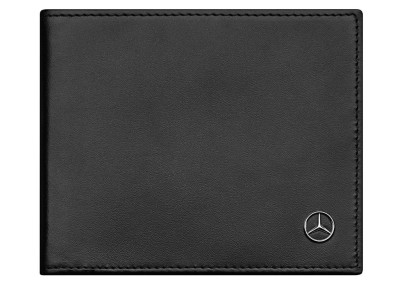 Кожаный кошелек Mercedes-Benz Wallet, Calfskin, RFID, Black
