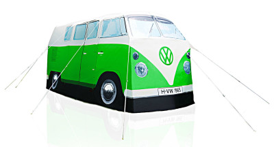 Туристическая палатка Volkswagen стилизованная под автомобиль T1 Bulli, Green