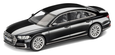 Модель автомобиля Audi A8 L, Mythos Black, Scale 1:43