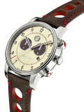 Мужские наручные часы Mercedes-Benz Men’s Chronograph Watch, Classic 300 SL, beige / brown / red, артикул B66041615