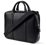 Кожаный портфель BMW Document Bag by Montblanc, Black, артикул 80222450910