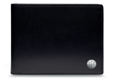 Кожаное портмоне BMW Wallet with Coin Compartment, Black