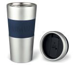 Термокружка BMW Logo Thermal Mug, Silver/Dark Blue, артикул 80282454639