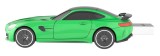 Флешка Mercedes-Benz USB stick AMG GT R, Green Light Magno, 16GB, артикул B66953476