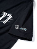 Мужская футболка Mercedes F1 Men's T-Shirt, Valtteri Bottas, Black, артикул B67996037