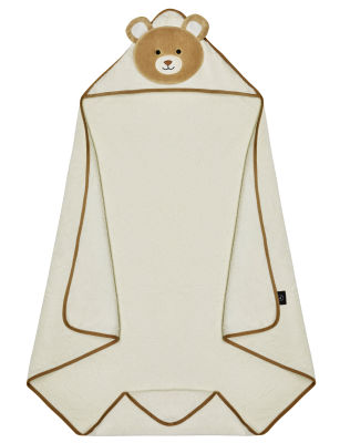 Детское полотенце-капюшон Mercedes-Benz Carl Hooded Towel, Cream / Beige