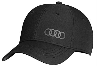 Бейсболка унисекс Audi Cap Premium 'Frequenz', black, 55-59 cm.