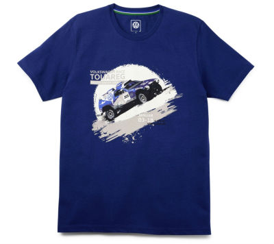 Мужская футболка Volkswagen Motorsport T-Shirt, Race Touareg, Men's, Blue